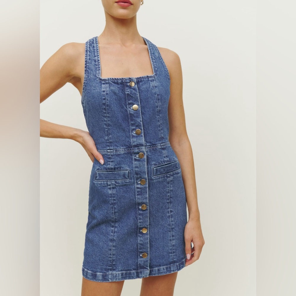 Reformation Dionne Denim Mini